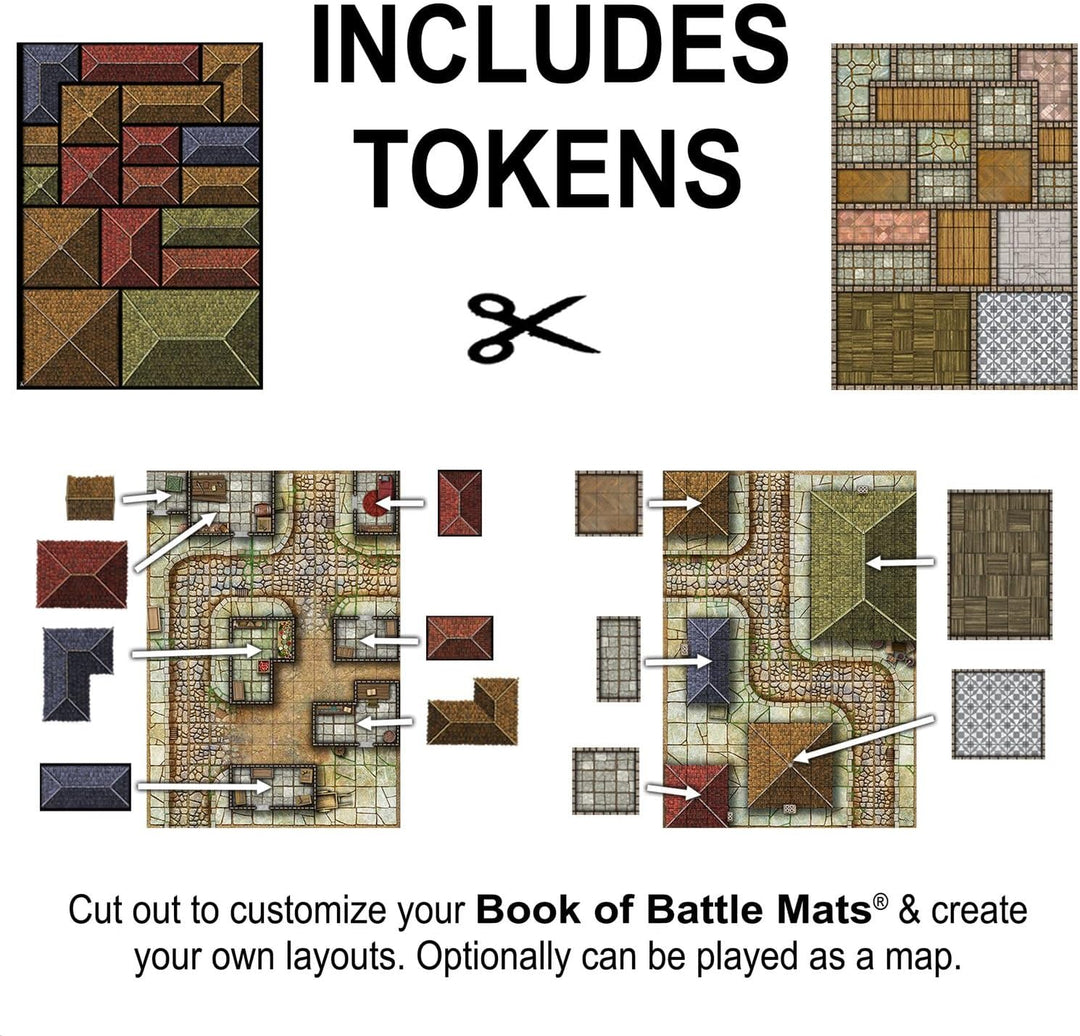 Loke Battle Mats | Giant Book of Streets Sewers & Cemeteries