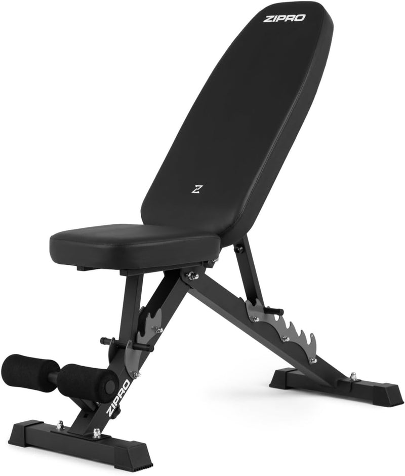 Zipro klappbare Trainingsbank, Bankdrücken, Fitnessbank, Multifunktion Sit up bank, Fitnessgeräte, F