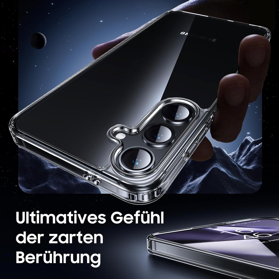 UniqueMe für Samsung Galaxy S24 Hülle, 5-in-1-Set Handyhülle für Samsung S24 Case Rundumschutz Schut