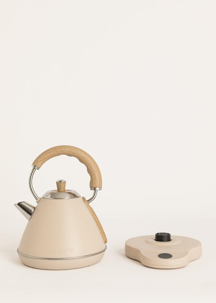 CREATE KETTLE RETRO PRO / Elektrischer Wasserkocher, 1 l, mit Sandtemperaturregelung, Auto-System, A