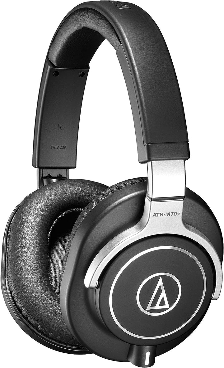 Audio-Technica M70x Professioneller Monitorkopfhörer Schwarz Einzelbett, Einzelbett
