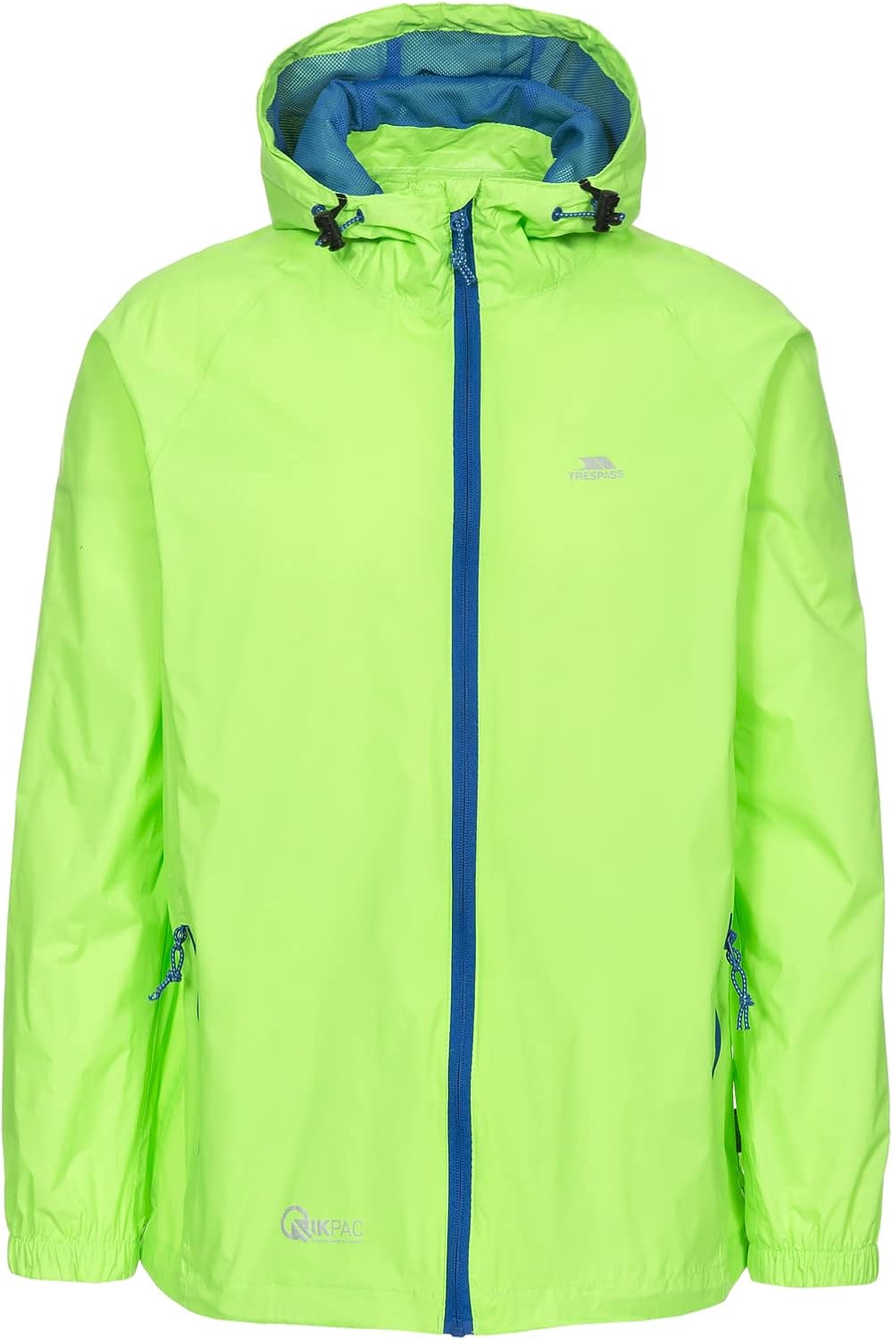 Trespass Unisex Erwachsene Qikpac Jacket Kompakt Zusammenrollbare Wasserdichte Regenjacke