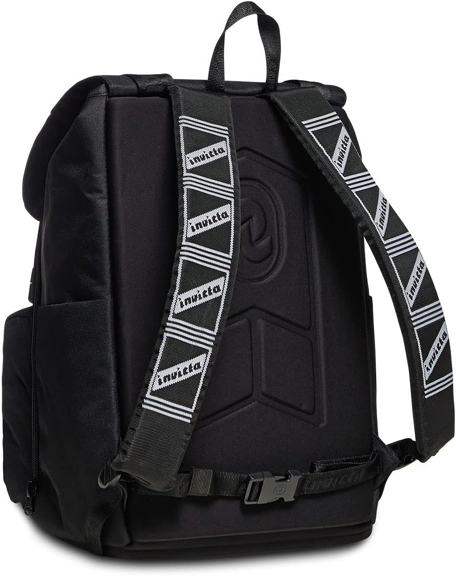 INVICTA Rucksack - URBAN X, Schwarz - Tablet-Tasche - Arbeit und Freizeit, Büro - ECO Material Stoff