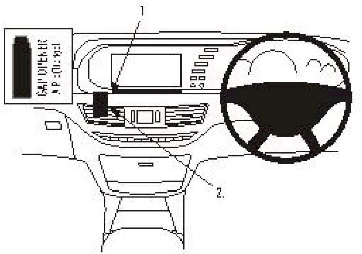 BRODIT ProClip - BENZ S-Klasse Bauj. 2006-2010