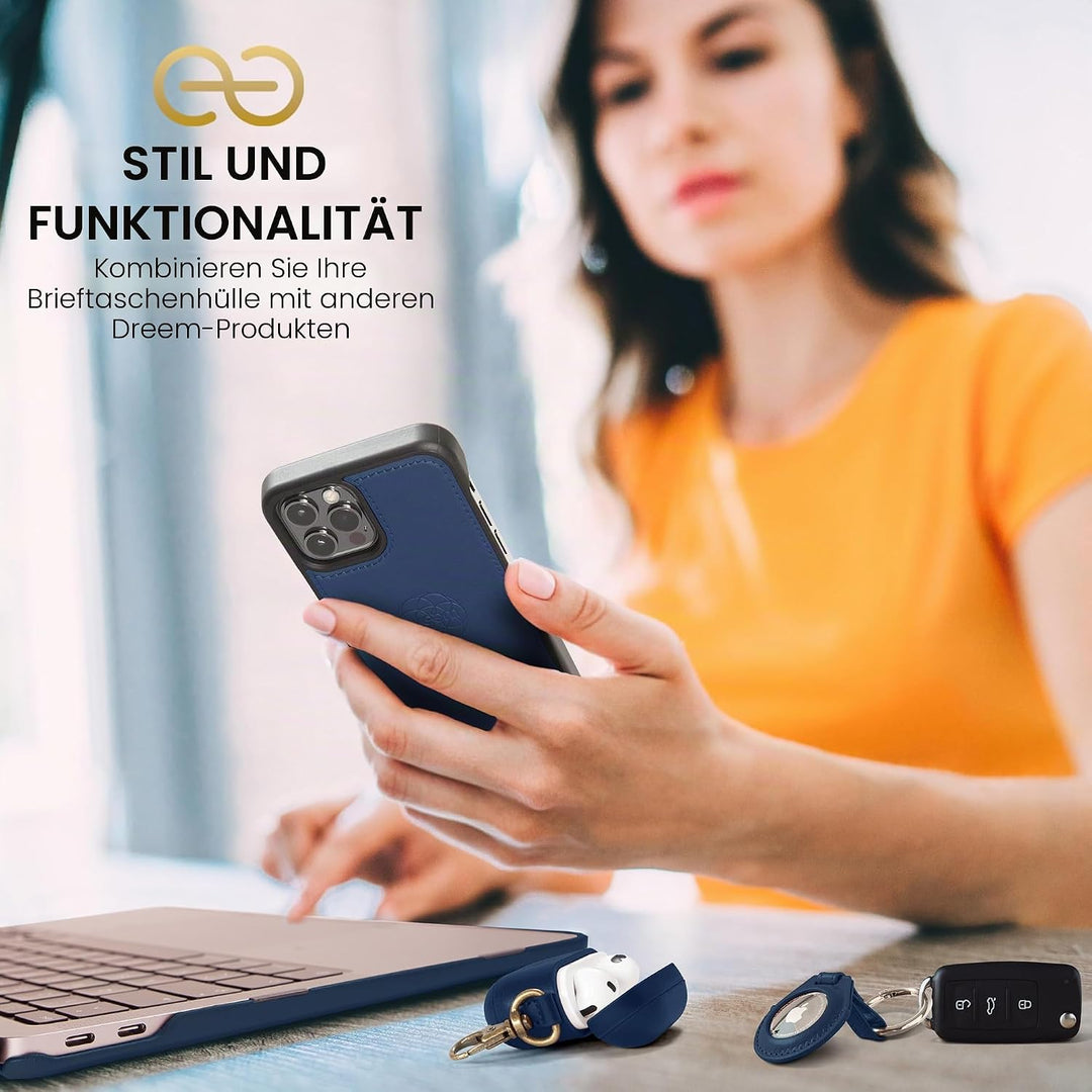 Dreem Fibonacci 2in1 Handyhülle Flipcase für iPhone 12 & 12 Pro | Magnetisches iPhone Case | TPU Etu