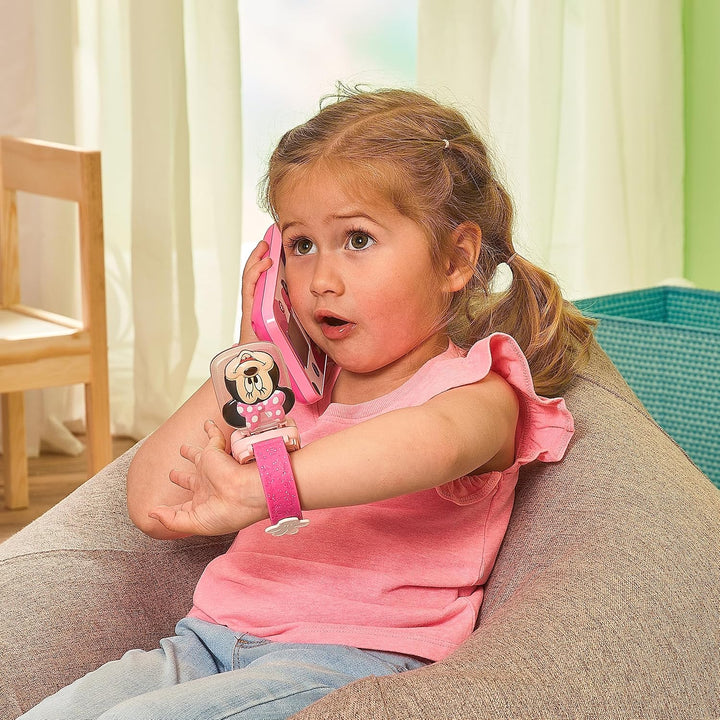VTech Minnies Lernhandy – Mit den Originalstimmen von Minnie und Daisy sowie spannenden Lernspielen