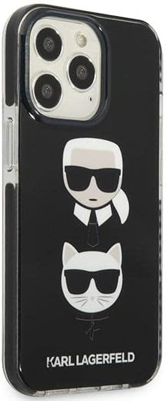 KARL LAGERFELD KLHCP13XTPE2TK Hülle für iPhone 13 Pro Max 6,7" hardcase schwarz/