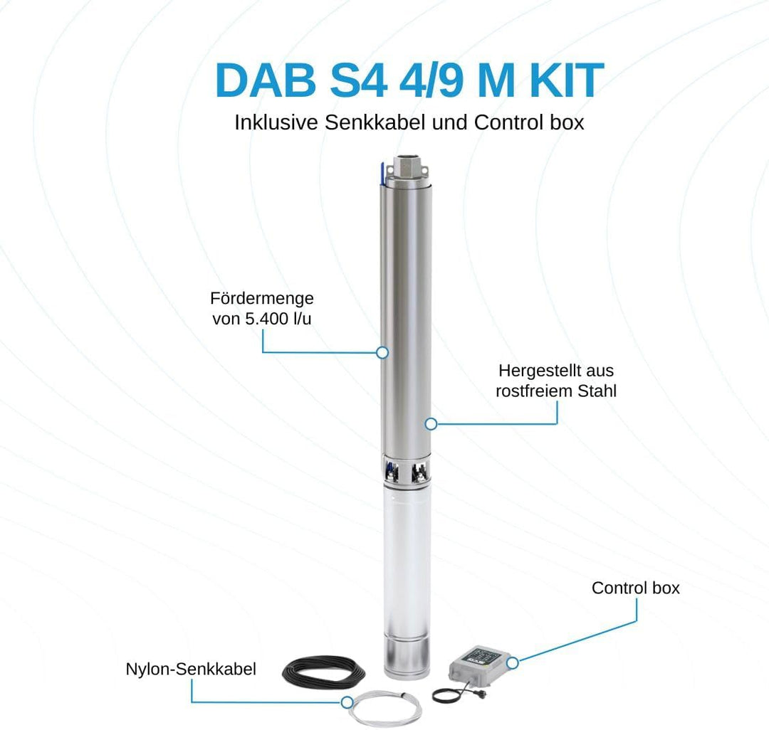 DAB S4 4/9 M KIT Brunnenpumpe