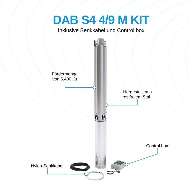 DAB S4 4/9 M KIT Brunnenpumpe
