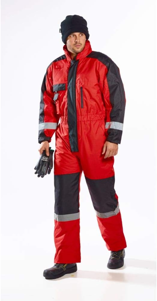 Portwest Winter Overall, Grösse: M, Farbe: Rot, S585RERM Rot M, Rot M