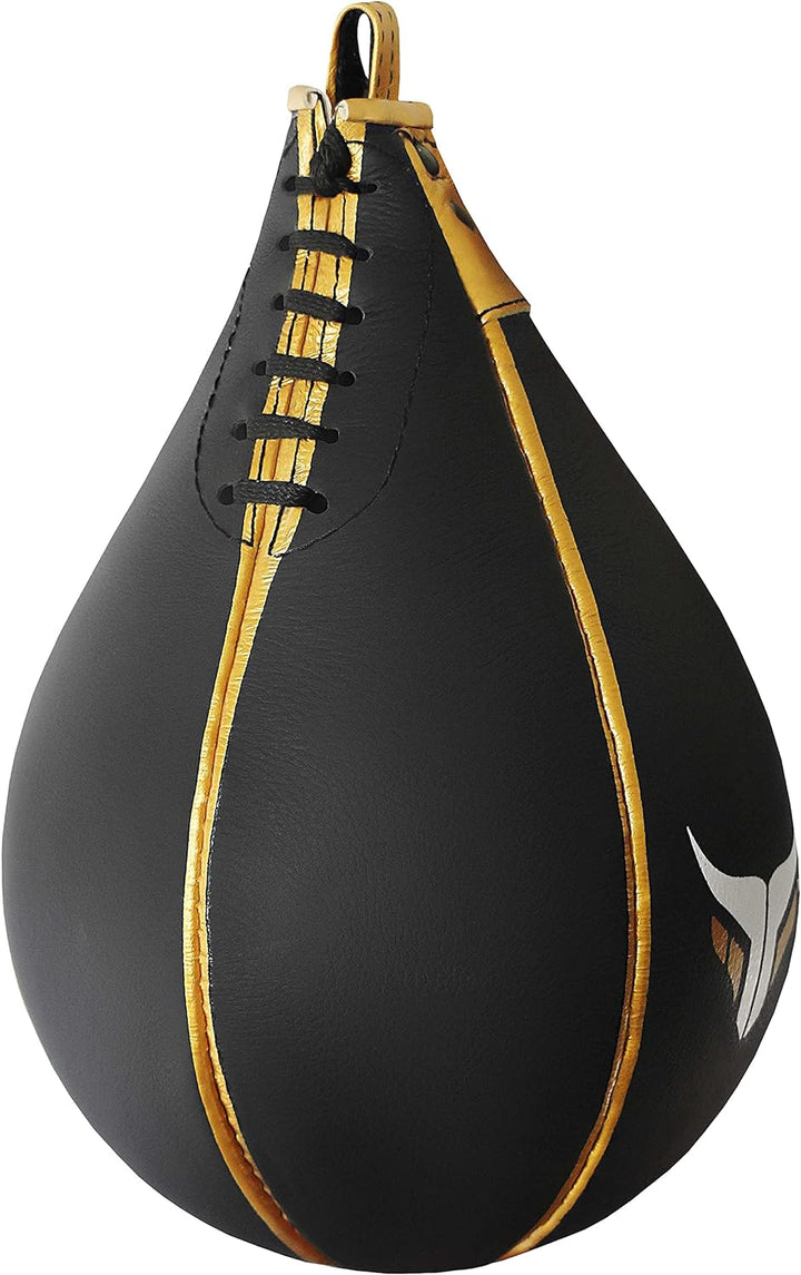 Mytra Fusion Speed Ball Boxsack aus Leder, MMA Muay Thai, Stanzen, Boxball und Boxsack für Kunst Sch