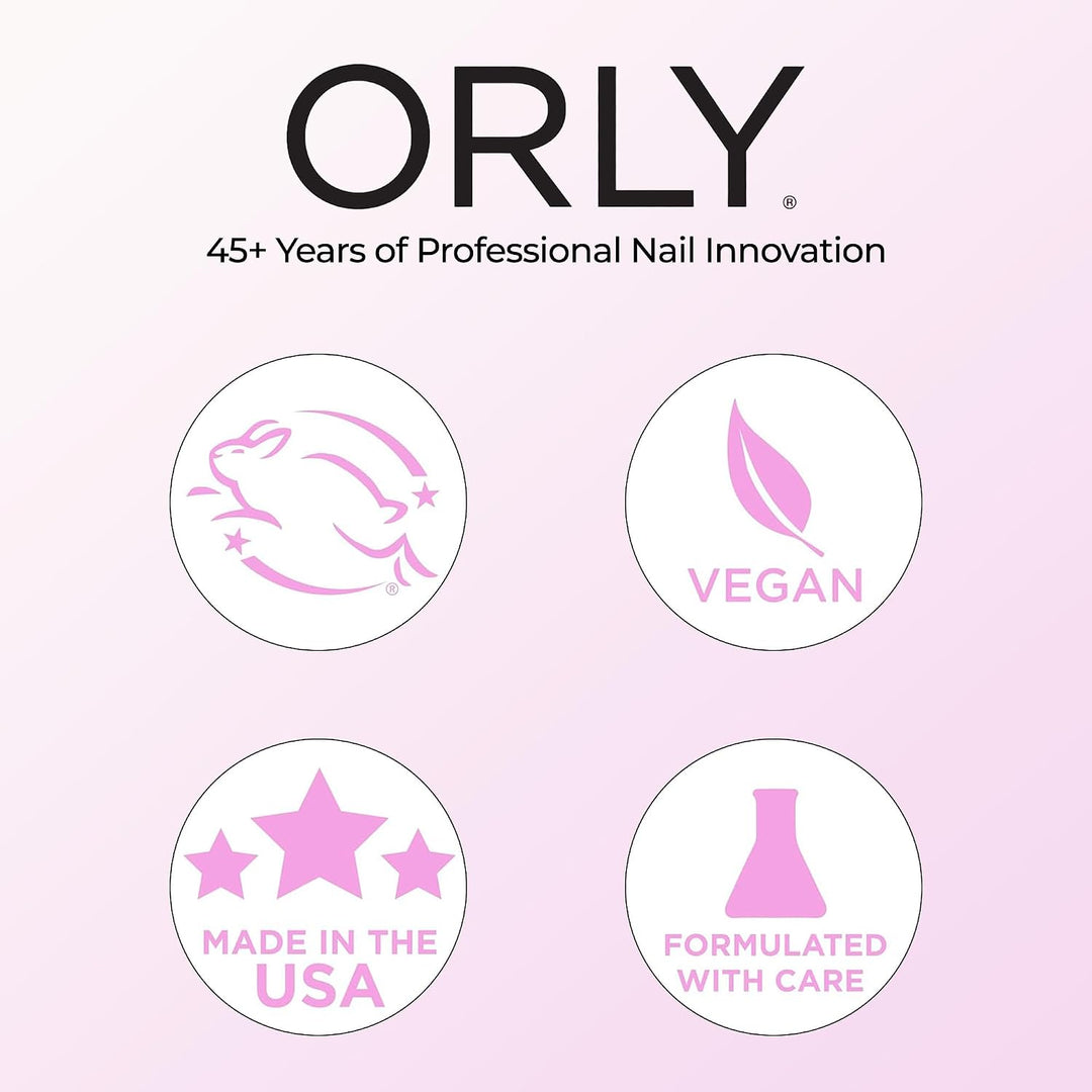 ORLY Nagel-Reparatur Set - mit Brush-On Nail Glue, Nail Repair Powder und Polierfolie - schnelle und