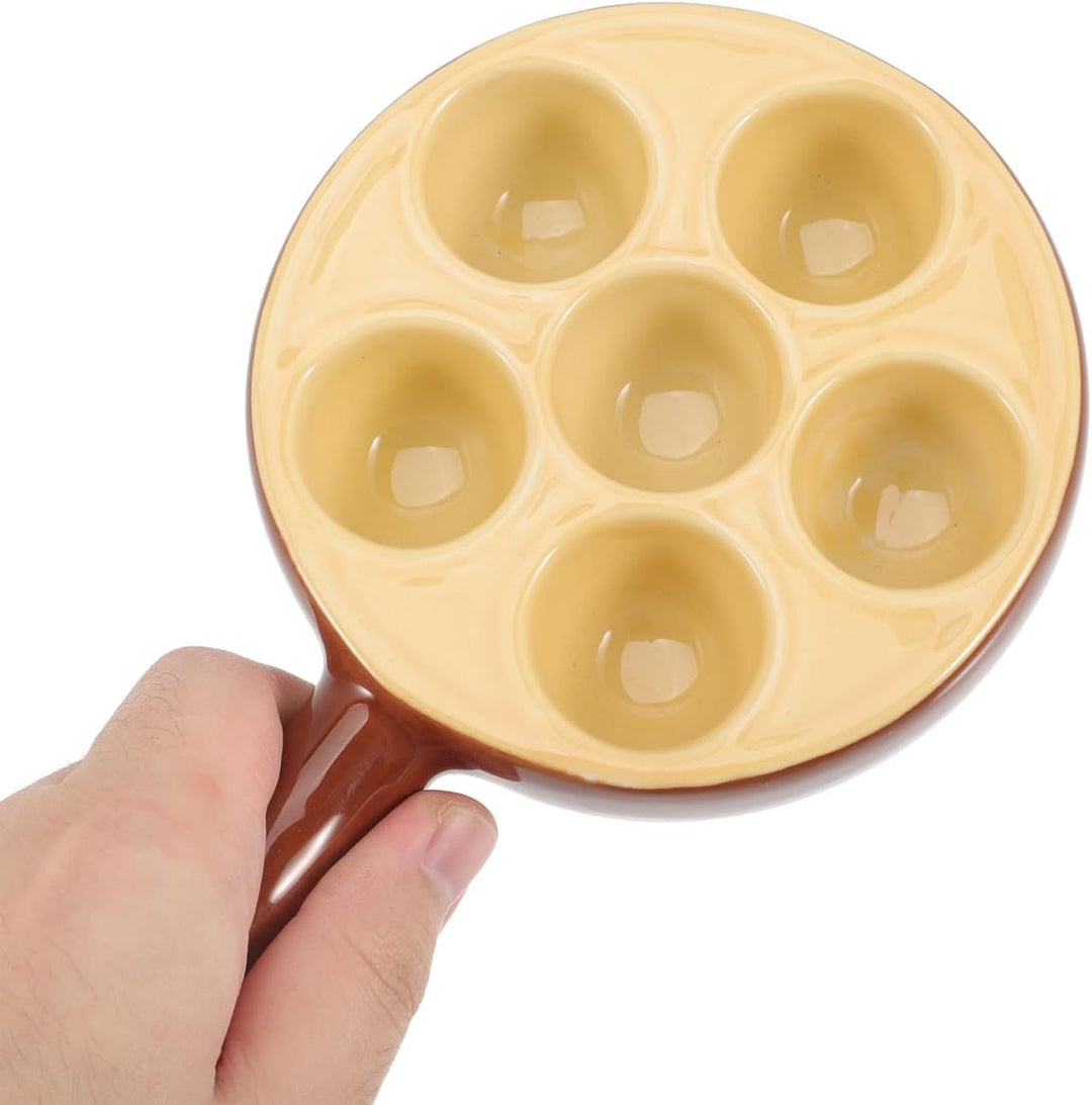 TOYANDONA Escargot Backform aus Hochwertiger Keramik Hitzebeständig und Stabil Rutschfeste Unterseit