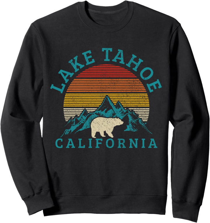 Lake Tahoe Kalifornien California USA Vintage Souvenir Sweatshirt