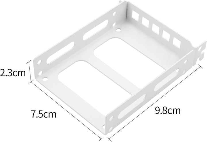 YAODHAOD 2,5 "/3,5" PCI-Slot-SSD-Montagehalter Hinterpanel-Montagehalter, 2 x 2,5-Zoll-SSD-zu-PCI-in