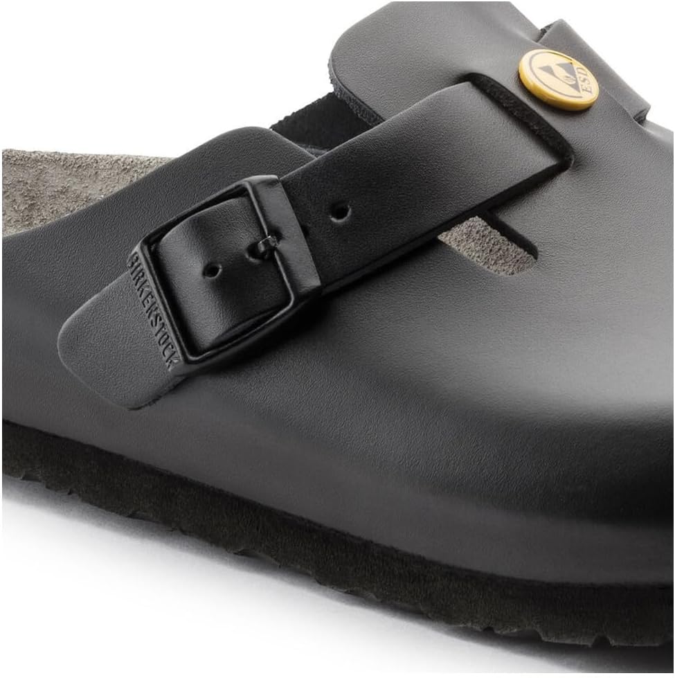 BIRKENSTOCK Herren Clogs Boston ESD, Schwarz