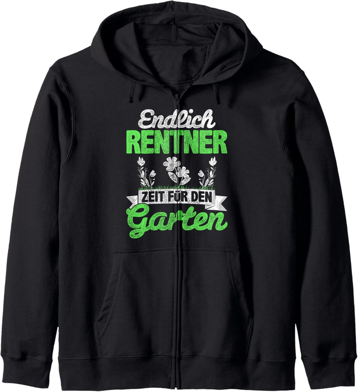 Gärtner Endlich Rentner Zeit Für Den Garten Gartenarbeit Kapuzenjacke