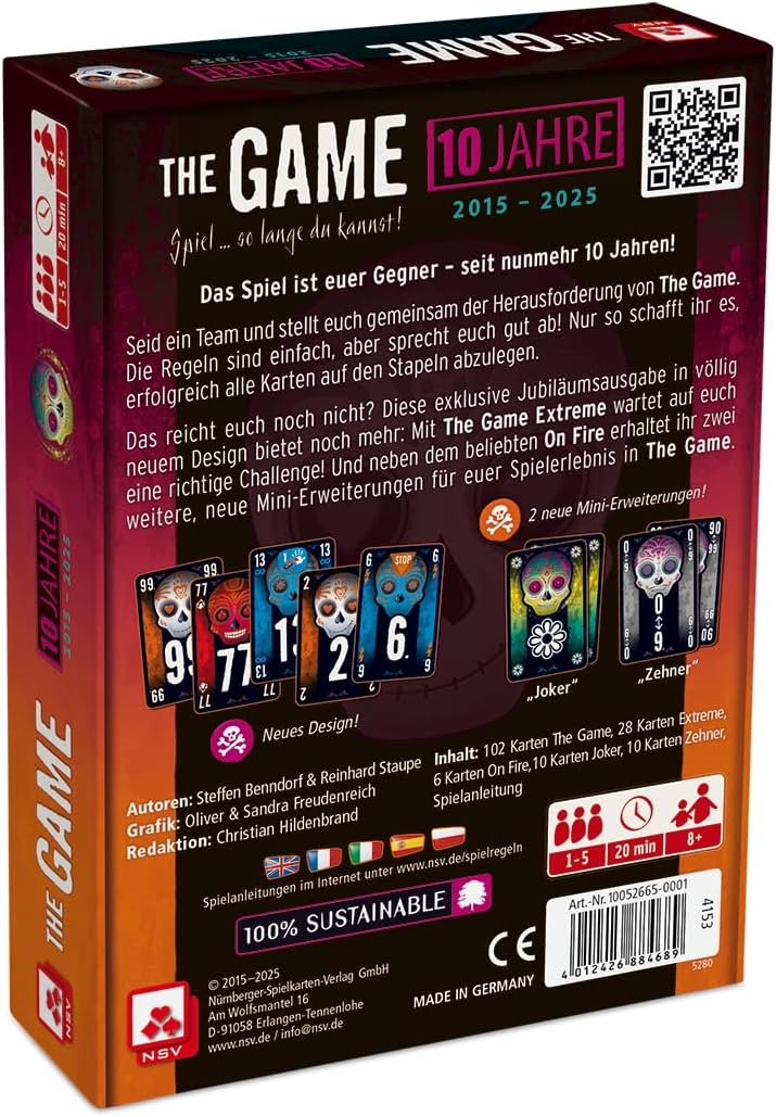 NSV - 4153 - The Game - 10 Jahre Jubiläumsedition - Kartenspiel, Yellow
