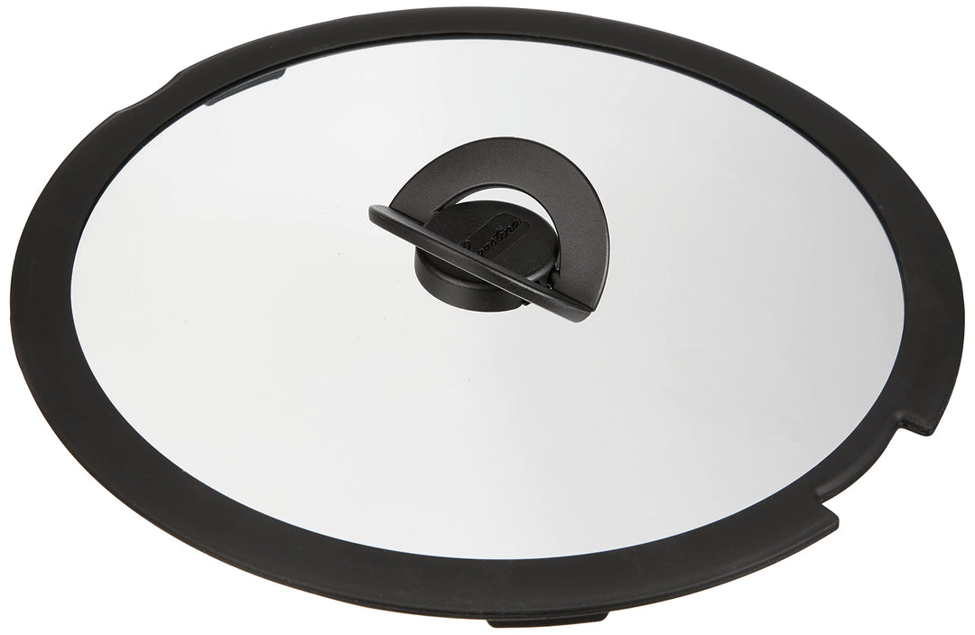 Lagostina Ingenio Lagostina Glasdeckel für Induktion, Schwarz / Transparent, 28 cm 28 cm Single, 28