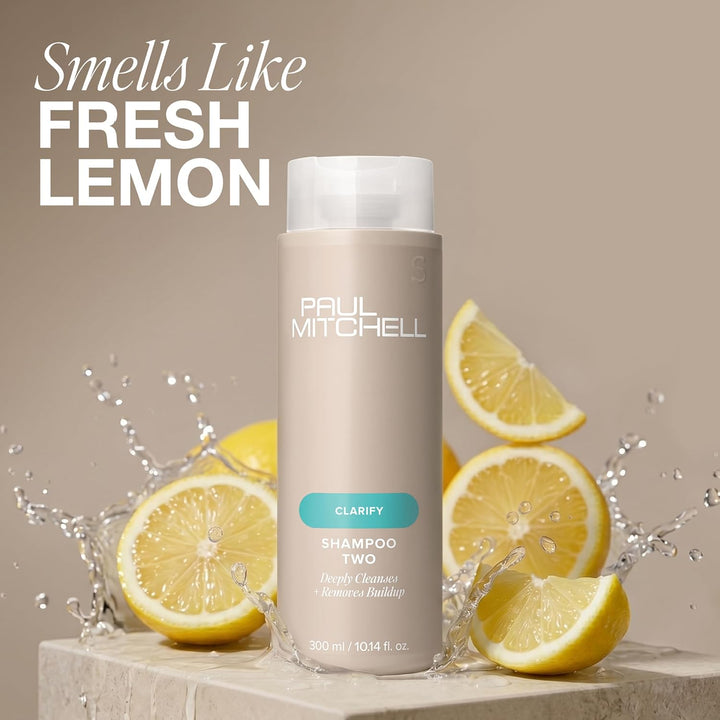 Paul Mitchell Shampoo Two - Clarifying Shampoo reinigt fettiges Haar und fettige Kopfhaut, Tiefenrei