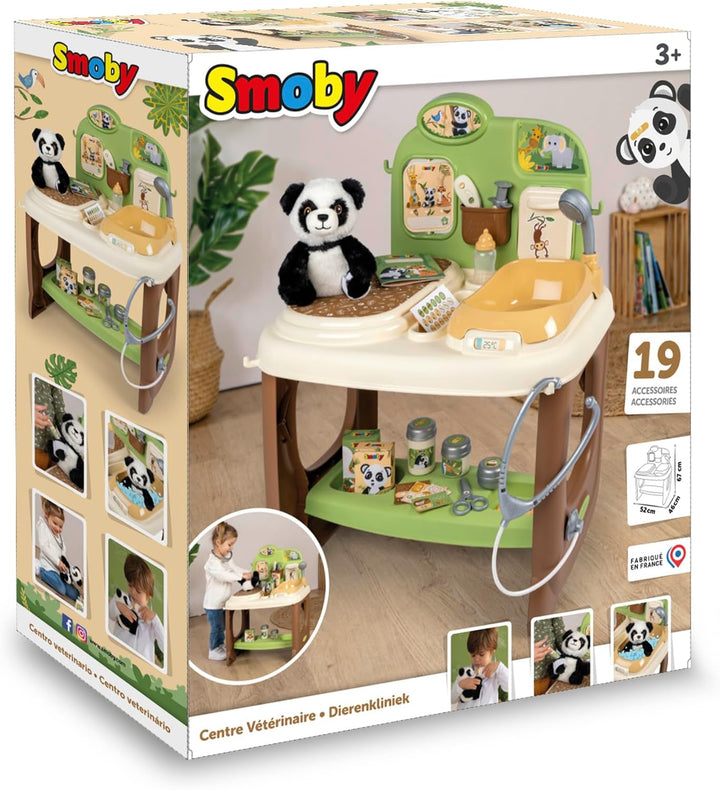 Smoby - Tierarzt Klinik - Spielset für angehende Tierärzte - Mit vielen Zubehörteilen und Funktionen