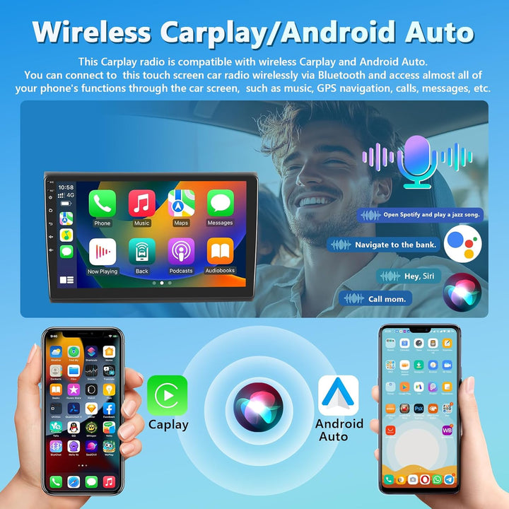 2GB+64GB 8 Core Autoradio für Fiat Bravo 2008-2013 mit Wireless Carplay Android Auto, Android Car St
