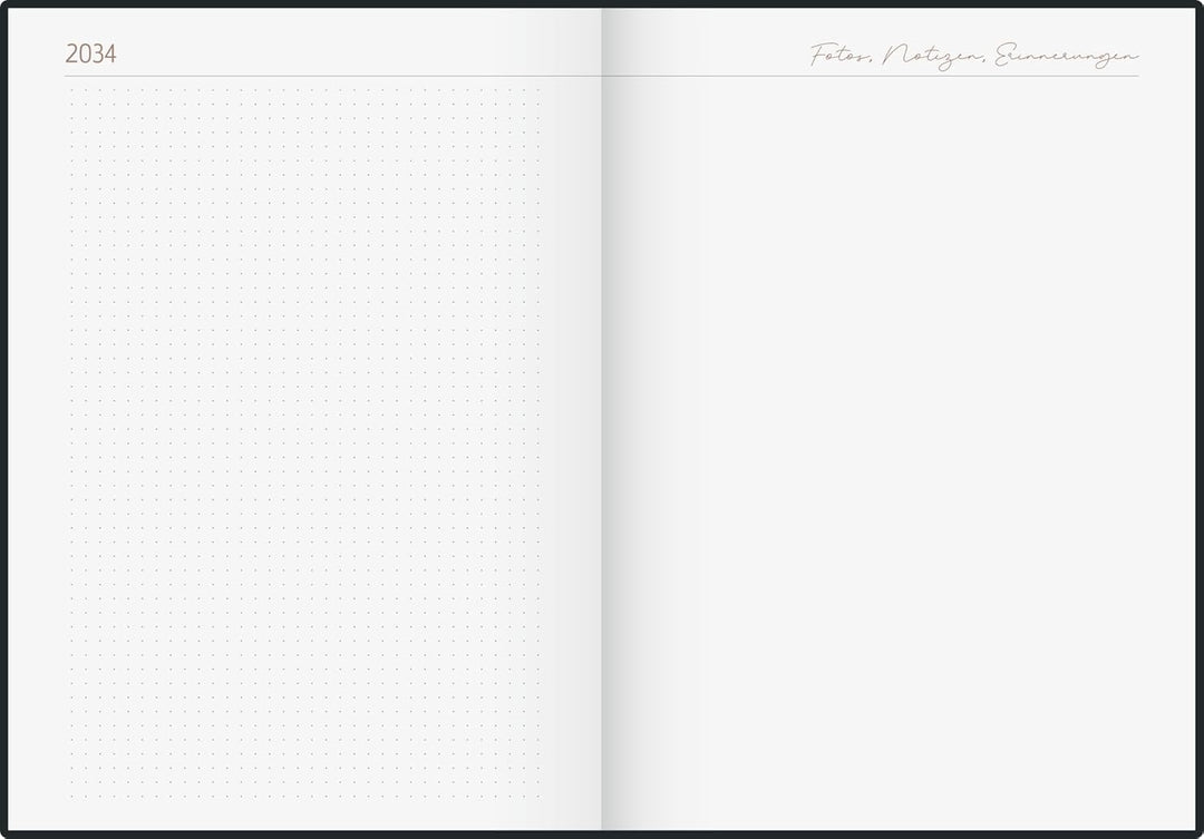 rido/idé 10-Jahres-Kalender Premium 2025-2034 „10 Years of Moments“ | A4, Kunstleder