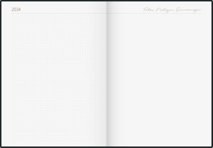 rido/idé 10-Jahres-Kalender Premium 2025-2034 „10 Years of Moments“ | A4, Kunstleder