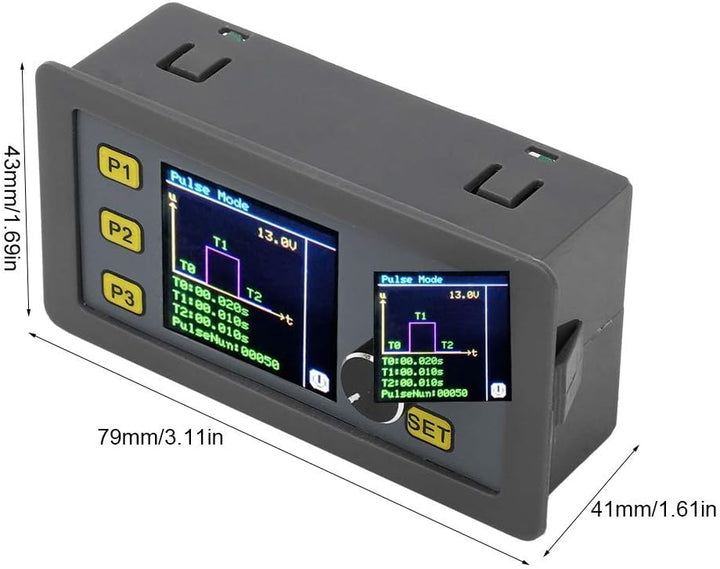 Fafeicy WSFG-06 PWM Signalgenerator Modul, 4-20mA 2-10V Impulsverstellbares Modul, Sinuswellensignal