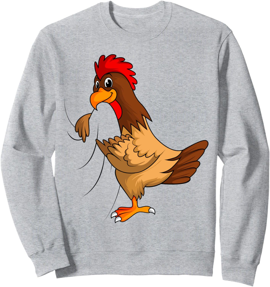 Hühner Landwirt Huhn Kinder Jungen Mädchen Damen Sweatshirt