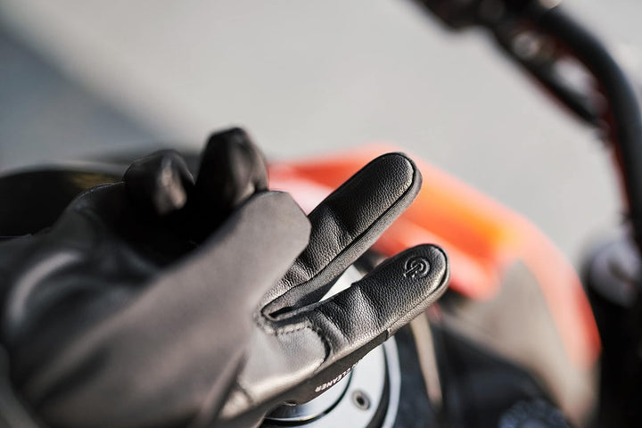 SHIMA Oslo Motorradhandschuhe Damen Herren - Ganzjährig wasserdichte Touchscreen mit Protektor L Sch