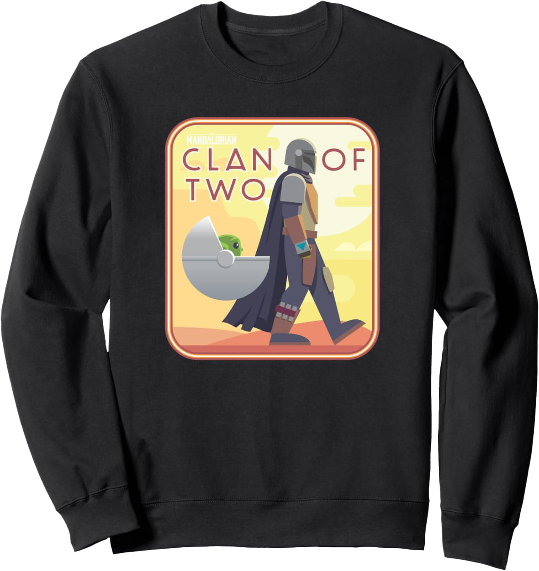 Star Wars The Mandalorian and The Child Clan of Two Patch Sweatshirt
