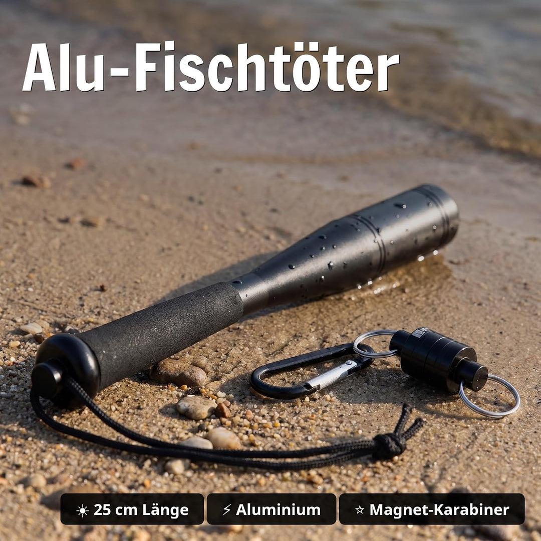 Zite Fishing Teleskop Kescher Angeln 160-210cm I Kescher gummiert 210.0 Zentimeter 2. XL – Set, 210.