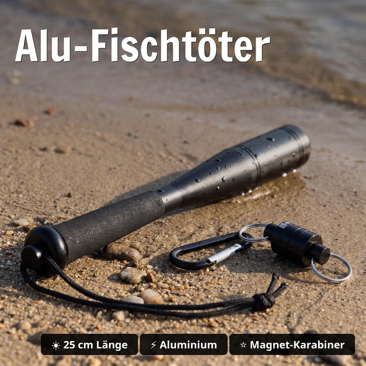 Zite Fishing Teleskop Kescher Angeln 160-210cm I Kescher gummiert 210.0 Zentimeter 2. XL – Set, 210.