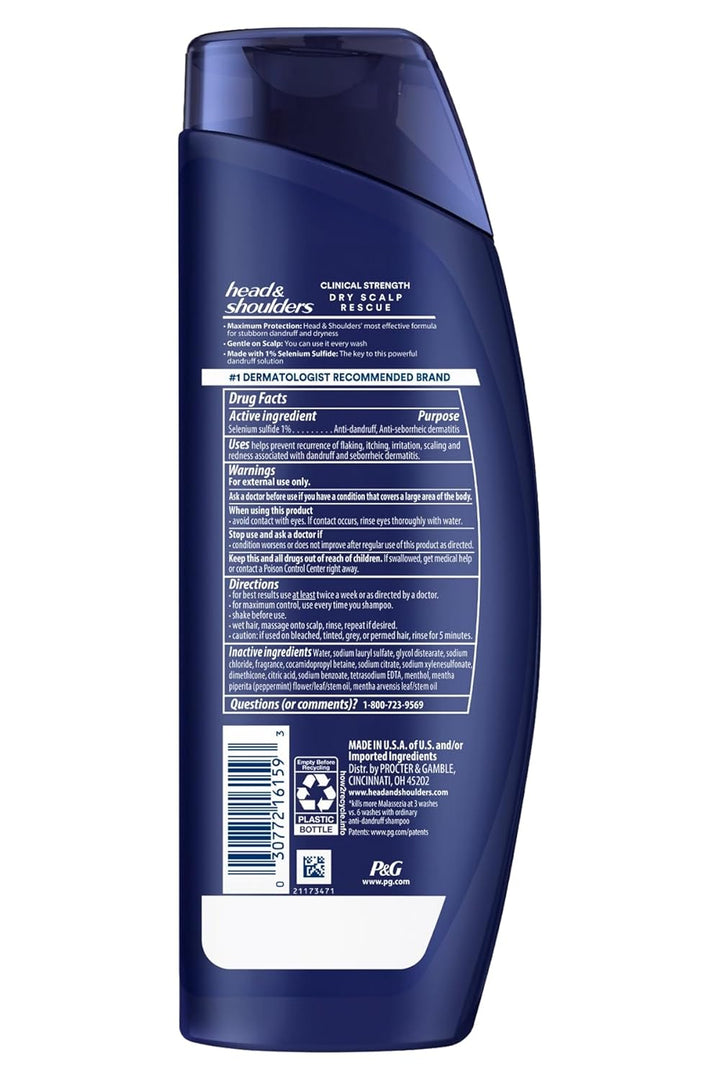 Head & Shoulders Clinical Strength Shampoo, 400 ml, 1 Stück, 400 ml, 1 Stück
