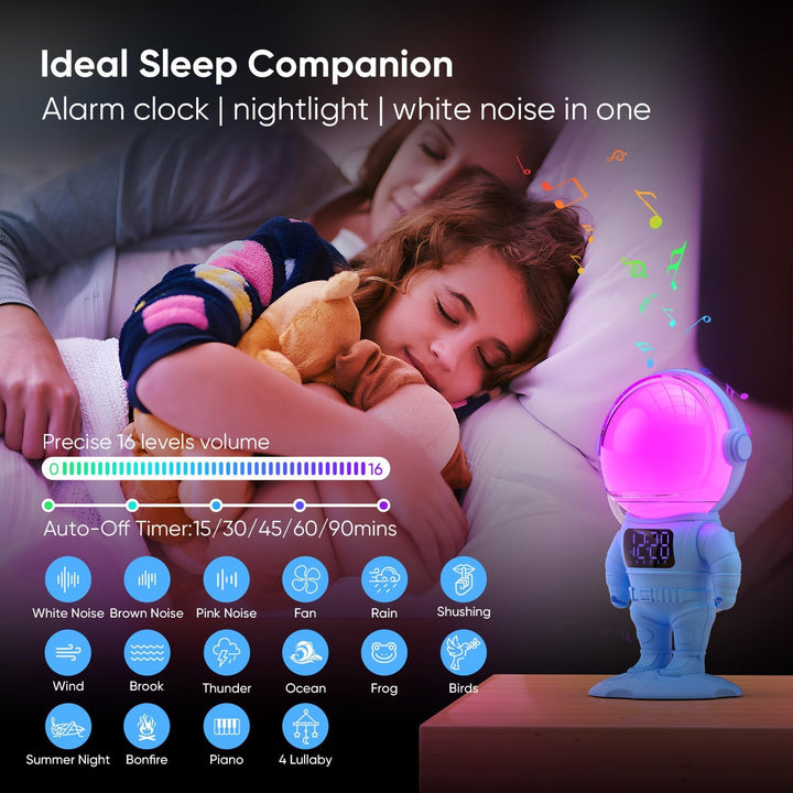 Tageslichtwecker Sonnenaufgang Lichtwecker Wecker mit Licht, Sunrise Wake Up, Smart Bluetooth Lautsp