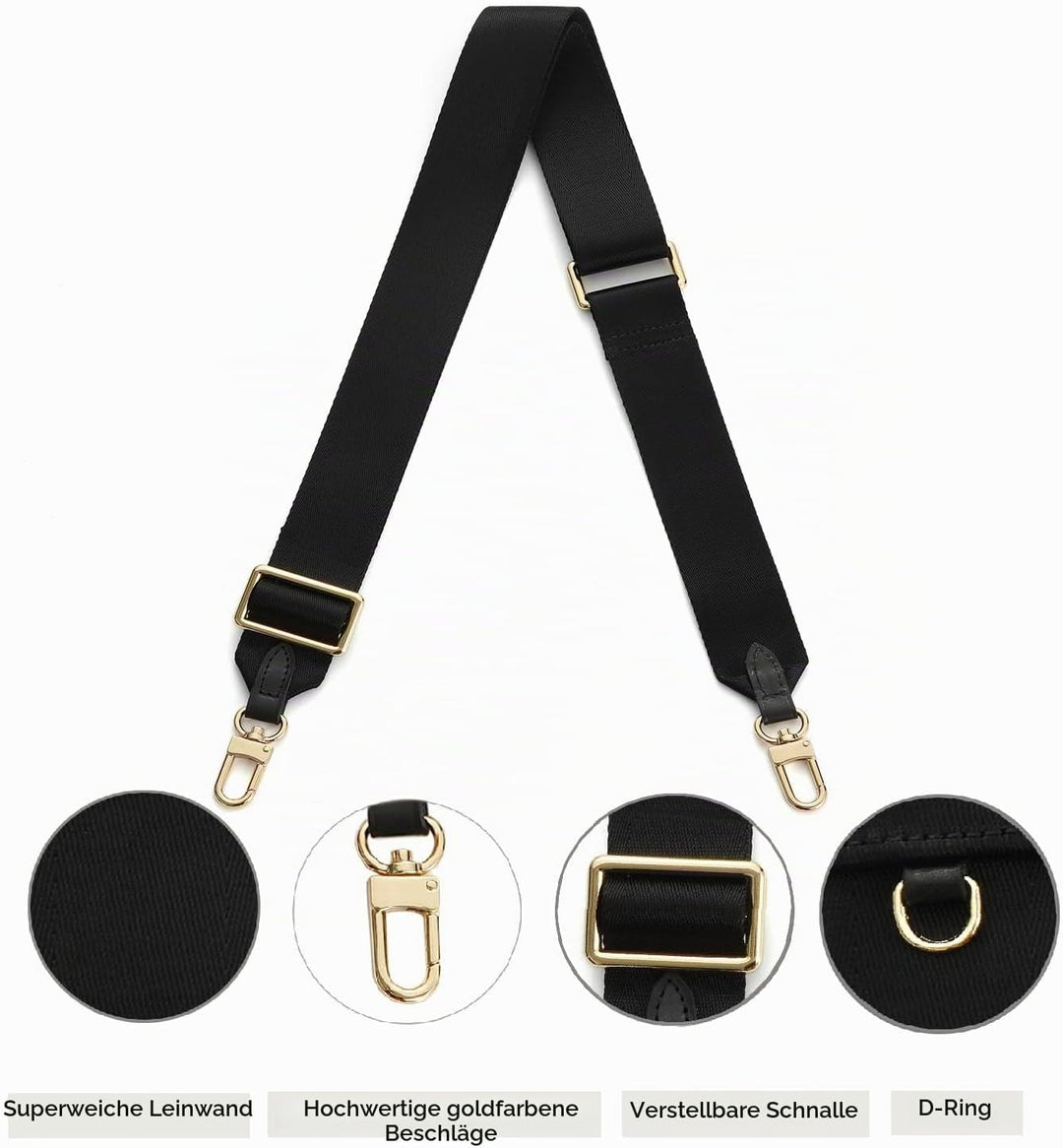 Verstellbarer Schultergurt Taschengurt Breit Schulterriemen Damen Taschenband Multi Pochette Accesso