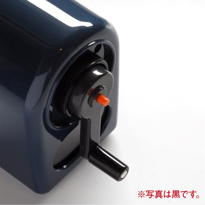 Uni KH-20 Hand Crank Wooden Pencil Sharpener - Blue (japan import)