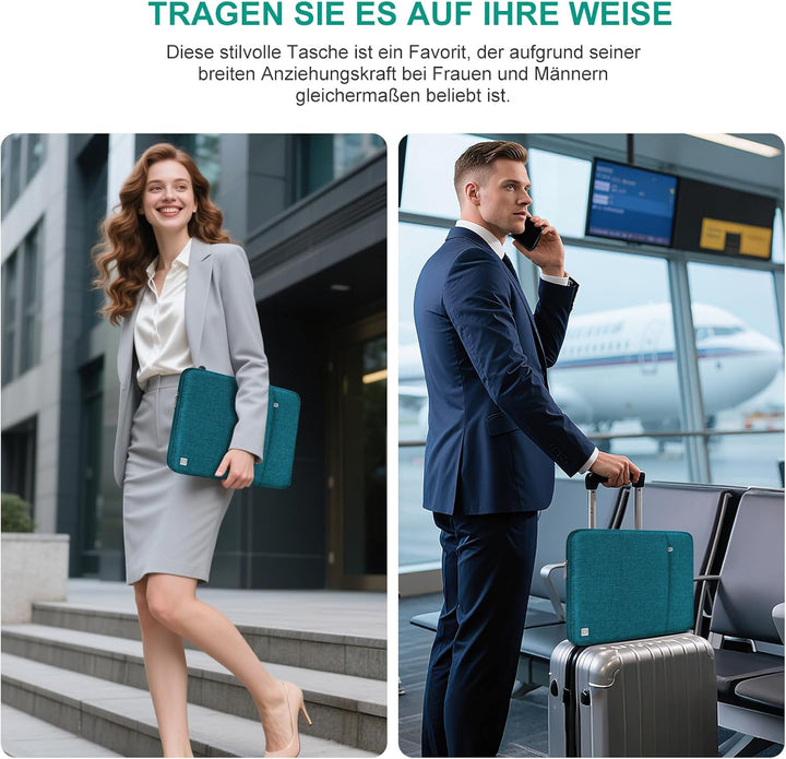 DOMISO 17 Zoll Wasserdicht Laptop Sleeve Case Notebook Hülle Schutzhülle Tasche Laptoptasche Schutza