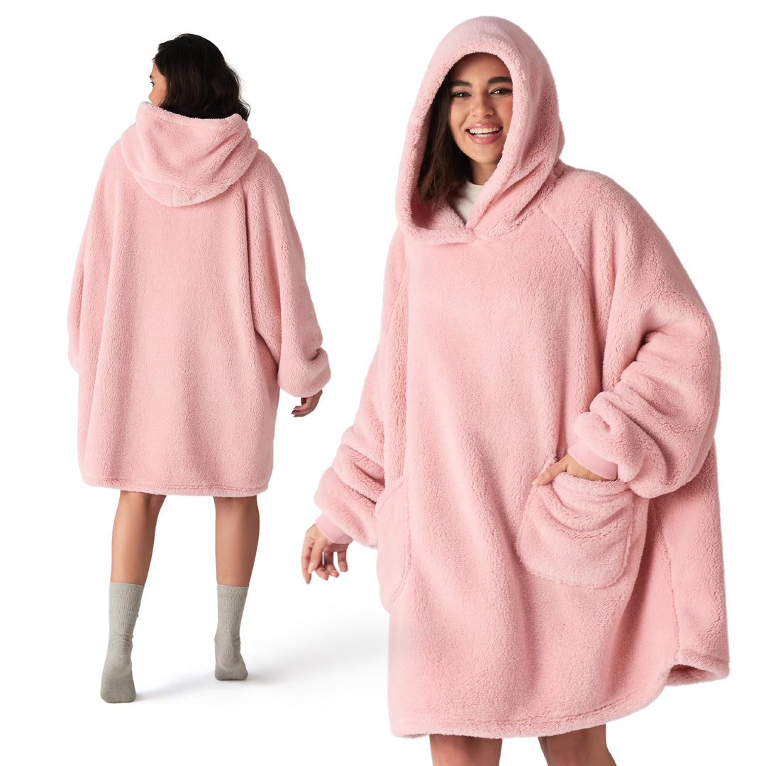 BEDSURE Hoodie Decke mit Ärmeln Deckenpullover - Tragbare Decke zum Anziehen als Geschenke für Fraue