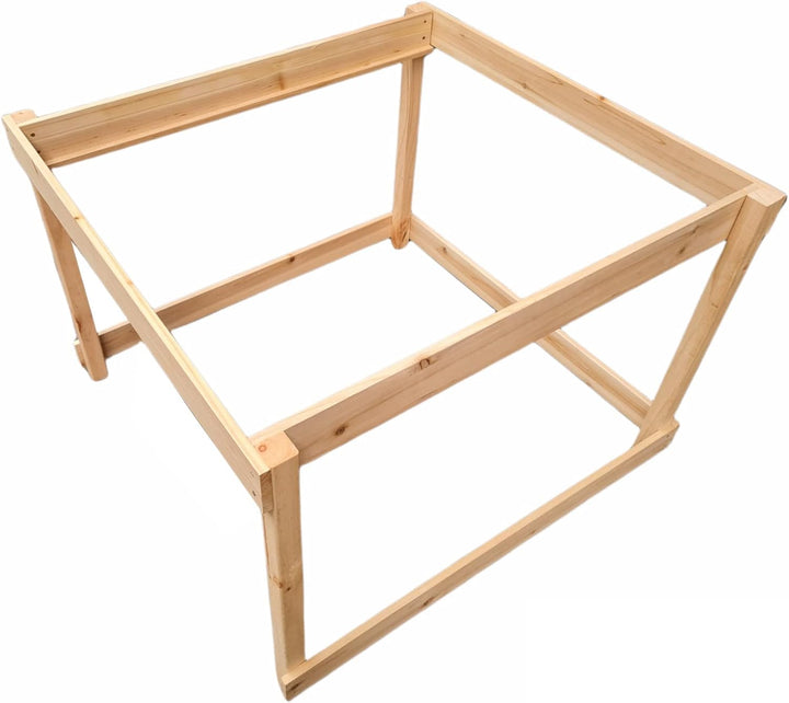 TikTakToo Matschküche/Matschtisch/Outdoorküche aus Holz/Pflanztisch für Kinder/Basteltisch für draus