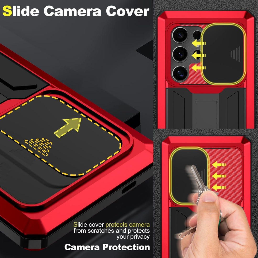 MIYIYQP Kompatibel mit Samsung Galaxy S24 Ultra 5G Handyhülle, Outdoor Powerful Hybrid Schutz stossf