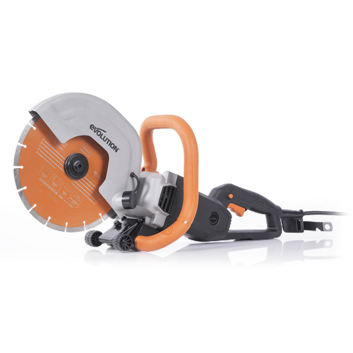 Evolution R255DCT 255 mm Betonsäge - kein Benzin, 102,5 mm Schnitt, inkl. Premium Diamantblatt, R255