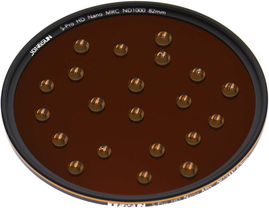 JONGSUN ND1000 62mm ND Filter, S-PRO HD Neutraldichtefilter 18-Schichten Mehrfachbeschichtung, Optis
