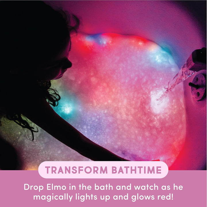 Glo Pals x Sesamstrasse wasseraktivierte Leuchtwürfel für sensorisches Spielen (Elmo - nur Würfel) E