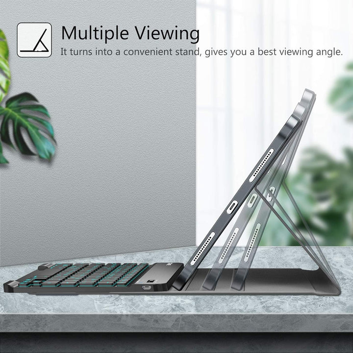 FINTIE Tastatur Hülle für iPad Air 11 Zoll M4/M3/M2 (2026/2025/2024), iPad Air 5/4 Gen 10.9" - 7-far