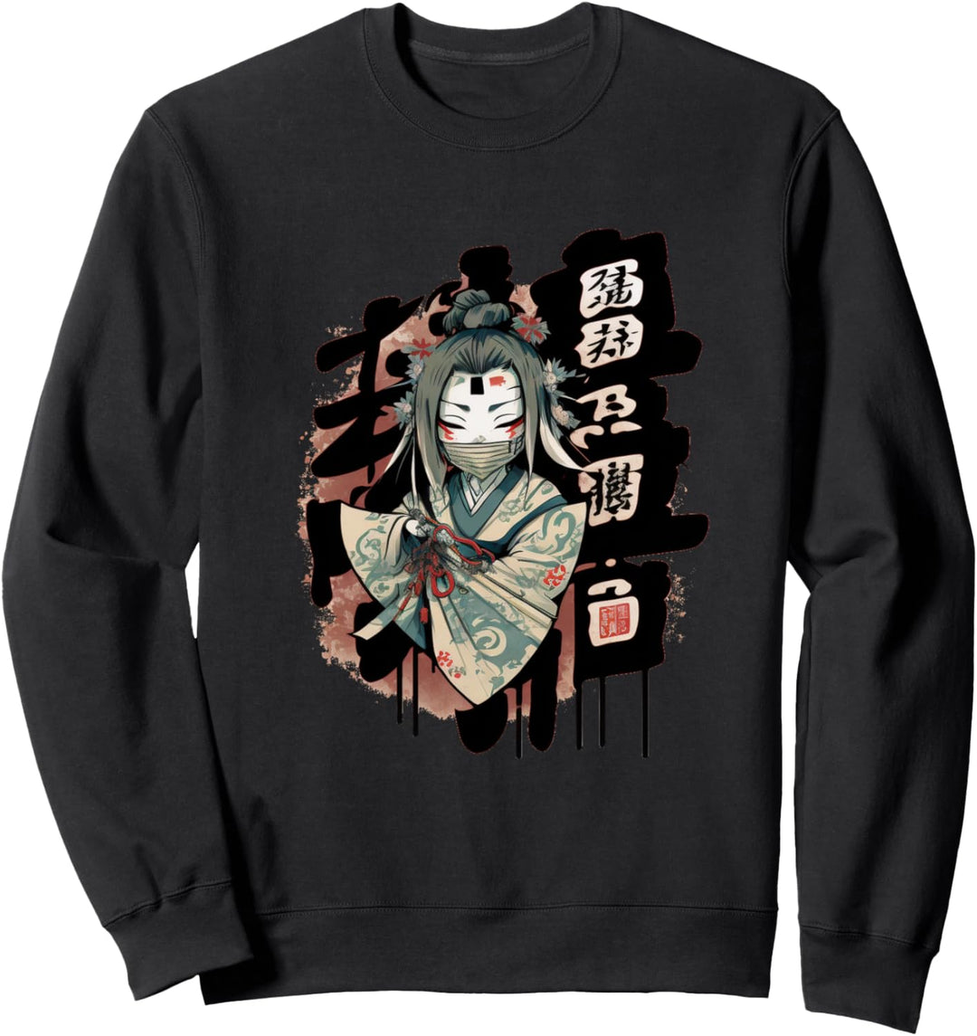Kuchisake onna Japanische Yokai Teufelsfrau Sweatshirt