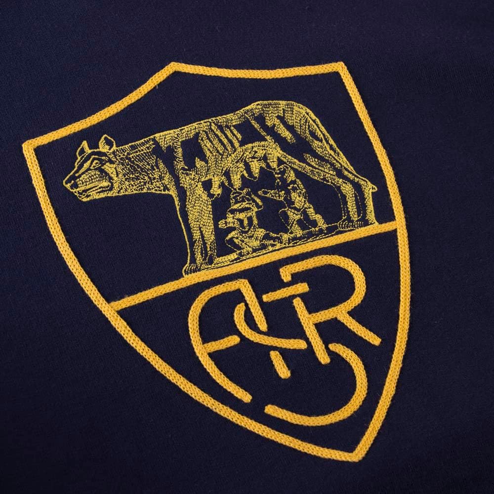 AS Roma Unisex Swea-rückseite-c11ad Kapuzenpullover XXL Blau, XXL Blau