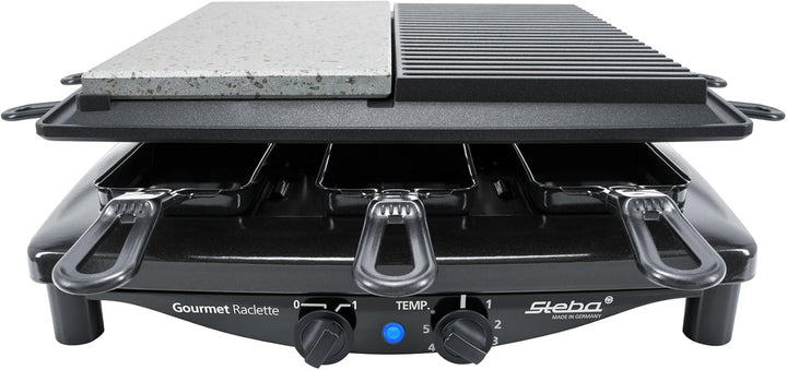 Steba RC 4 Plus Gourmet Raclette, Made in Germany, für 8 Personen, 1450 Watt
