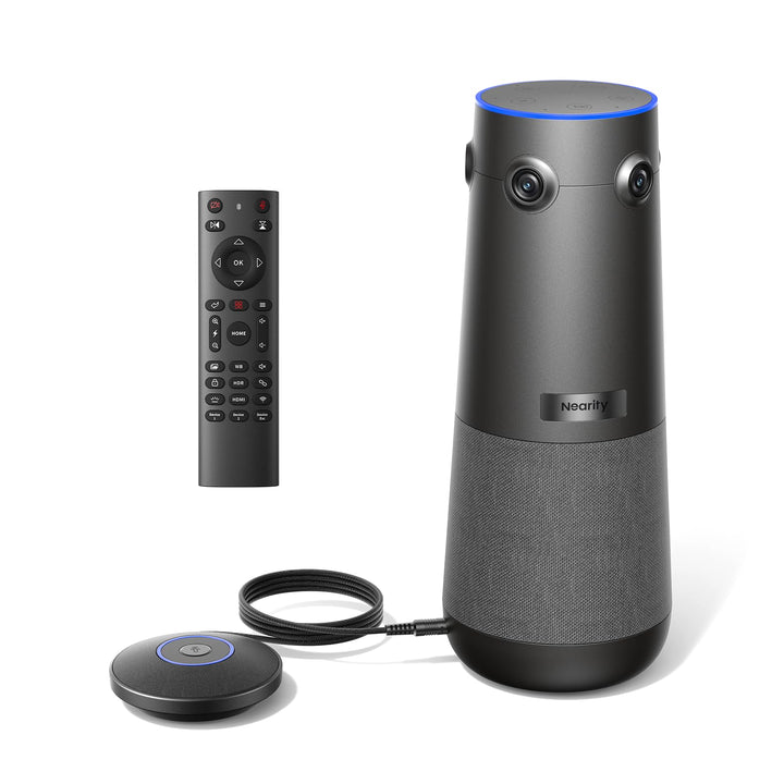 NEARITY 360 Alien 4K Webcam für Videokonferenz, 3 KI-Modi, 6 Mics mit Geräuschunterdrückung, Auto-Fr